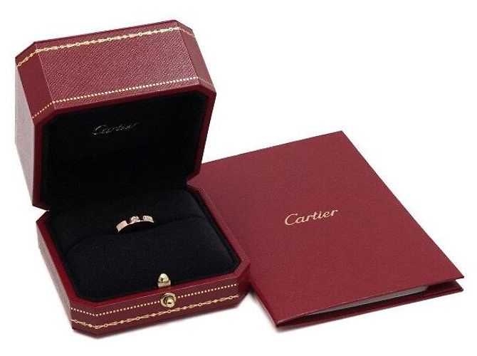 Cartier Anello Fede con Diamanti Rosa - vista 7