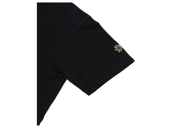 Dior Überlagertes Herren-T-Shirt aus schwarzer Oblique-Baumwolle - Ansicht 7