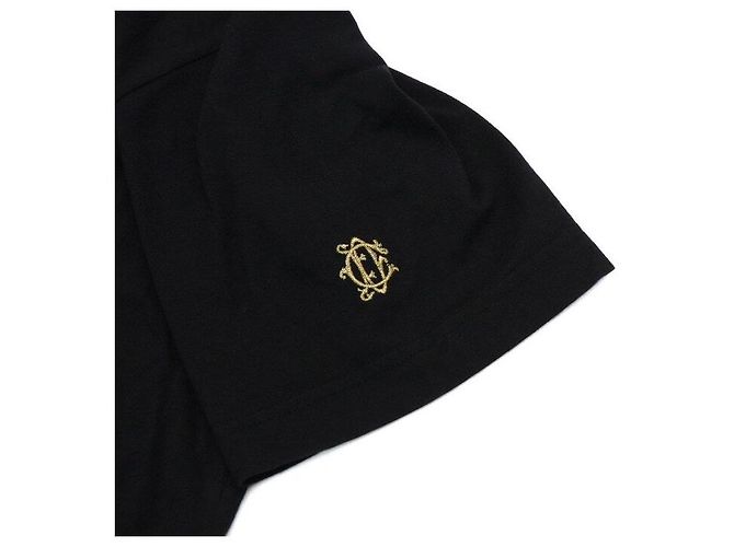 Dior Überlagertes Herren-T-Shirt aus schwarzer Oblique-Baumwolle - Ansicht 8