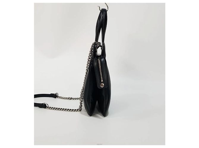 Gucci Petit Borsa Tote in Pelle Nero - vista 2