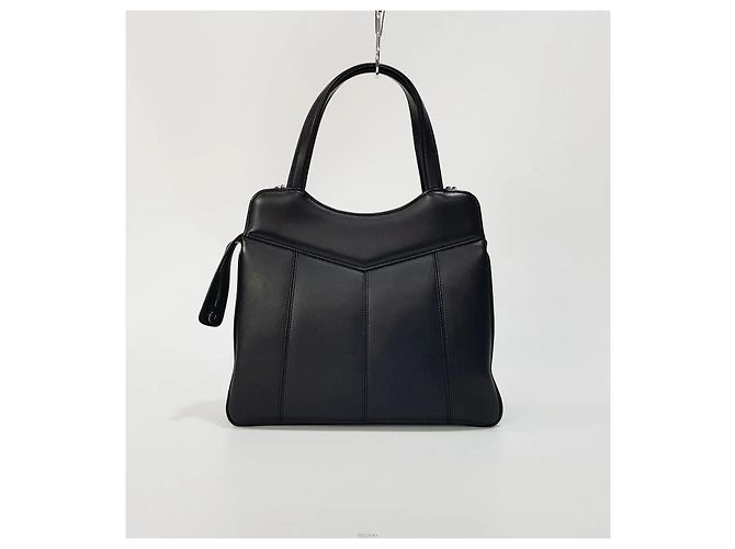 Gucci Petit Borsa Tote in Pelle Nero - vista 3