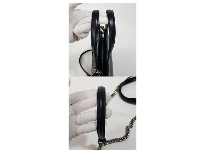 Gucci Petit Borsa Tote in Pelle Nero - vista 5