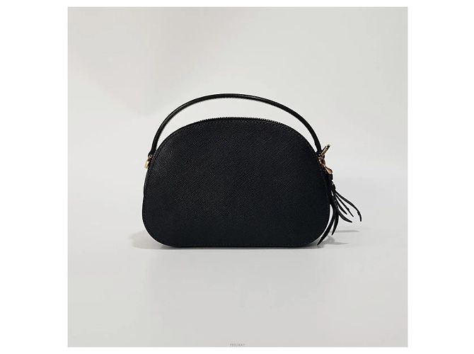 Prada Borsa a tracolla Odette Triangle Logo Nero - vista 4