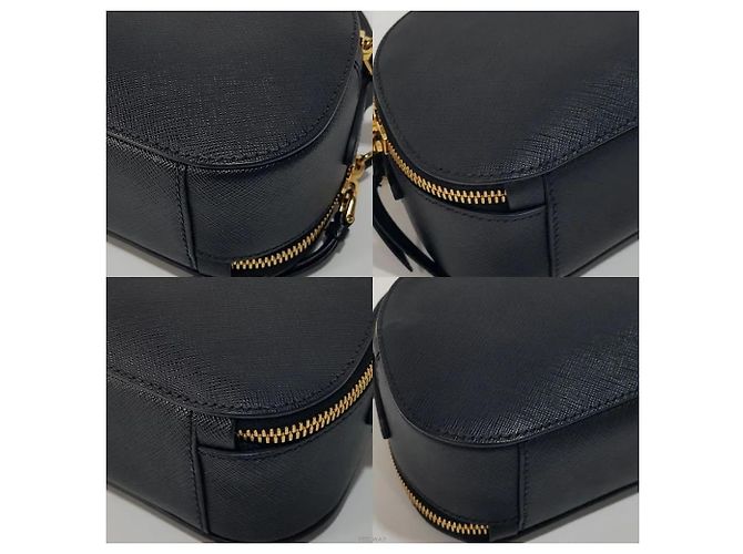 Prada Borsa a tracolla Odette Triangle Logo Nero - vista 7