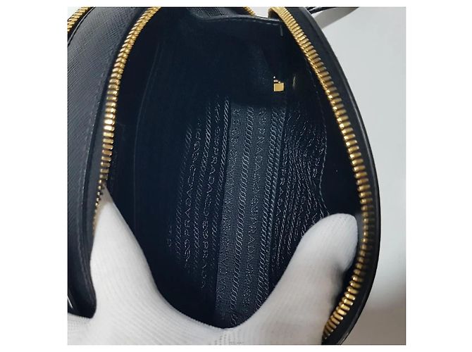 Prada Borsa a tracolla Odette Triangle Logo Nero - vista 8