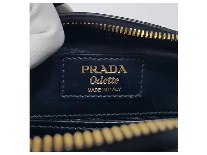 Prada Borsa a tracolla Odette Triangle Logo Nero - vista 9