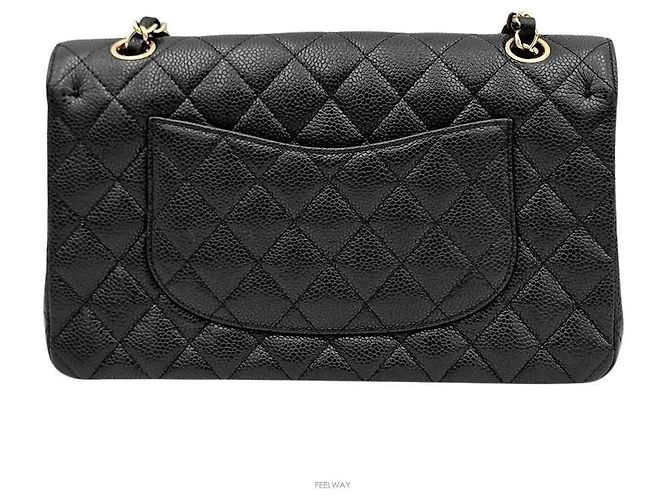 Chanel Caviar Classic Medium Nero - vista 2