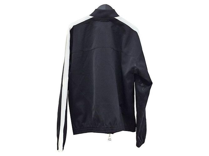 Louis Vuitton Nylon-Trainingsjacke mit Reißverschluss Schwarz - Ansicht 3
