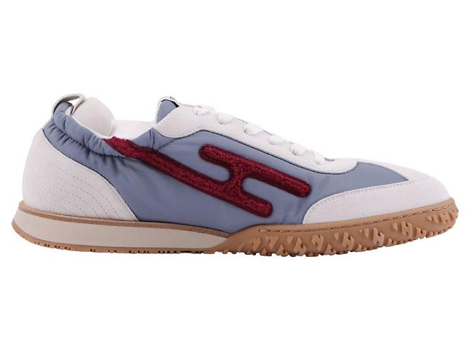 Sneakers Hermès Jet Multicolore Bleu Galet in Pelle - vista 10