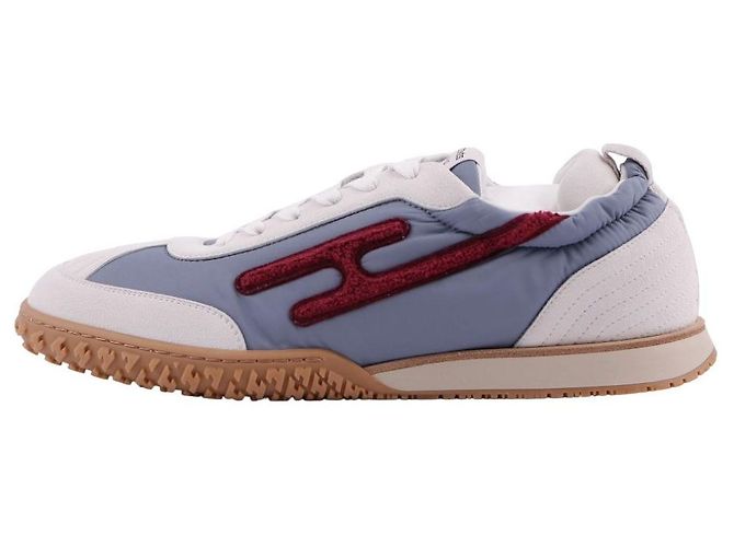 Sneakers Hermès Jet Multicolore Bleu Galet in Pelle - vista 15