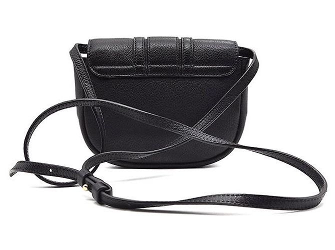 Chloé Mini Borsa a Mano See by Chloe Nera in Pelle Nero - vista 3