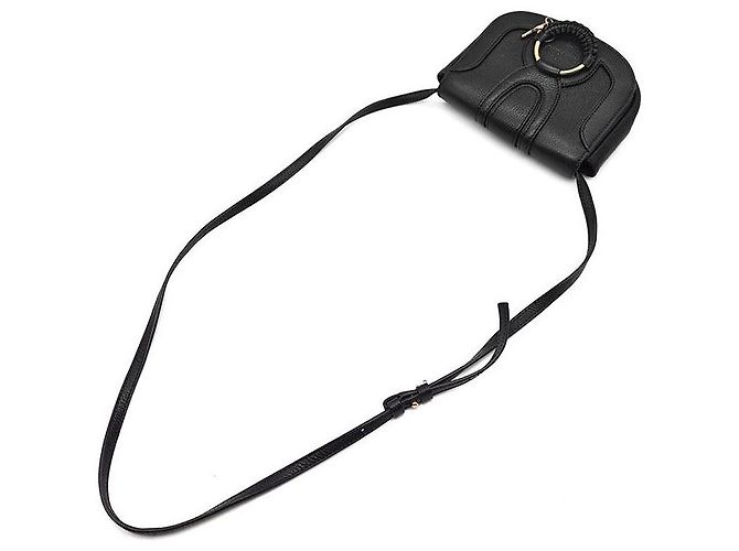 Chloé Mini Borsa a Mano See by Chloe Nera in Pelle Nero - vista 4