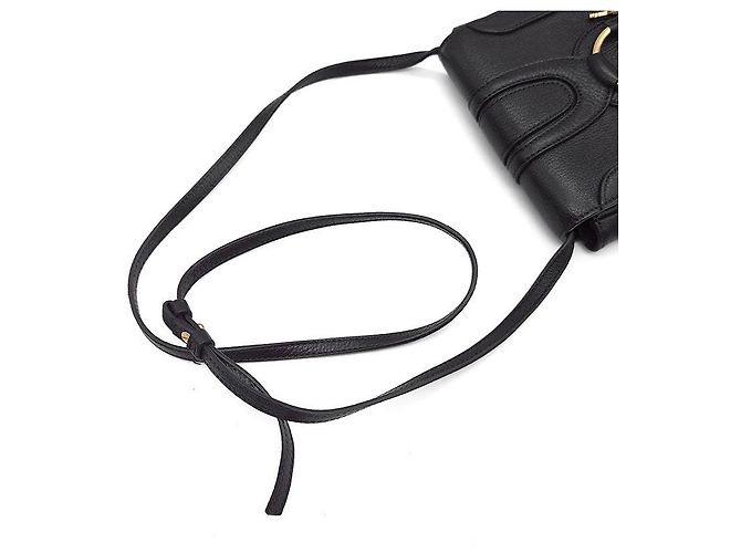 Chloé Mini Borsa a Mano See by Chloe Nera in Pelle Nero - vista 5
