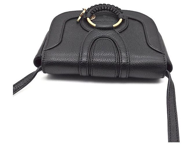 Chloé Mini Borsa a Mano See by Chloe Nera in Pelle Nero - vista 6