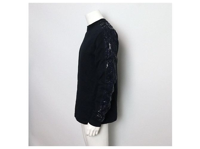Dior Langarm-T-Shirt für Herren aus Oblique-Baumwolle Blau - Ansicht 4