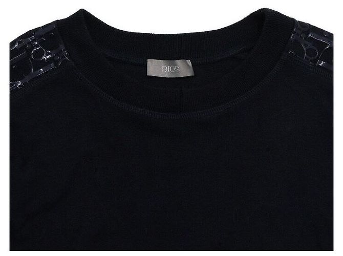 Dior Langarm-T-Shirt für Herren aus Oblique-Baumwolle Blau - Ansicht 5