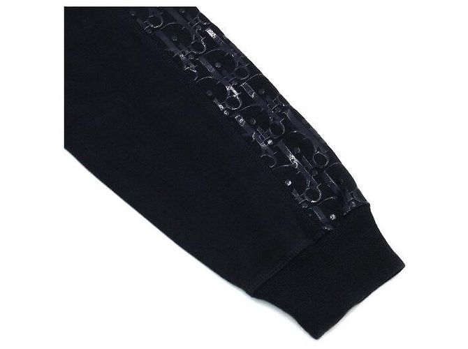 Dior Langarm-T-Shirt für Herren aus Oblique-Baumwolle Blau - Ansicht 7