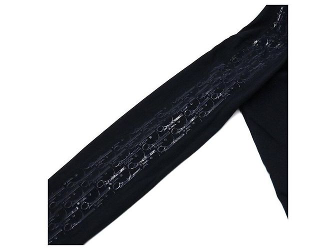 Dior Langarm-T-Shirt für Herren aus Oblique-Baumwolle Blau - Ansicht 8