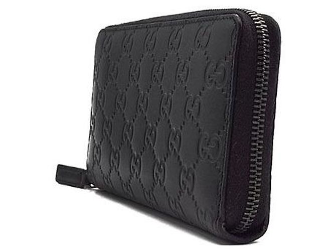 Gucci Shima Line Langbörse Schwarz - Ansicht 2