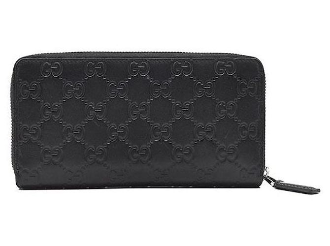 Gucci Shima Line Langbörse Schwarz - Ansicht 3