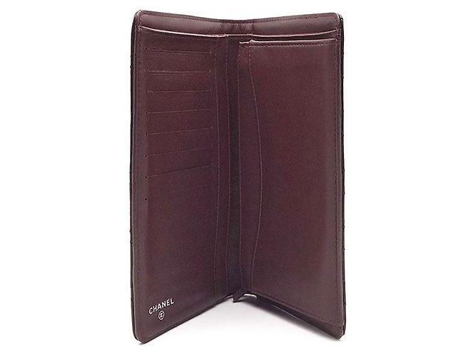 Cartera larga Chanel de piel de cordero negra Negro - vista 6