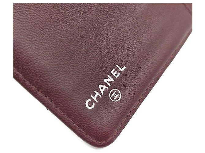 Cartera larga Chanel de piel de cordero negra Negro - vista 7