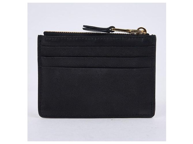 Miu Miu Tarjetero de cuero Nappa para mujer AEFX Negro - vista 2