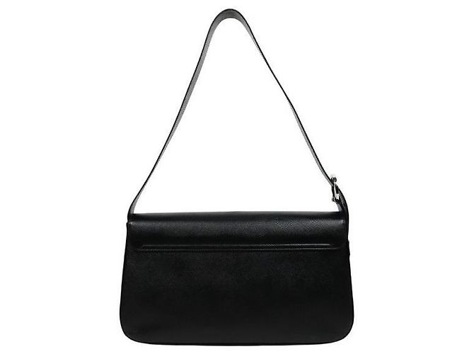 Salvatore Ferragamo Borsa a tracolla con patta Gancini nera Nero - vista 3