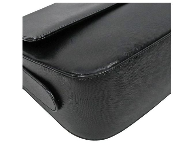 Salvatore Ferragamo Borsa a tracolla con patta Gancini nera Nero - vista 5
