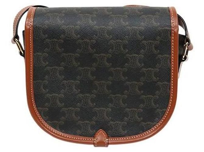 Céline Medium Triomphe Polka Schultertasche Mehrfarben - Ansicht 3