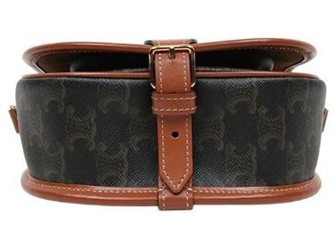 Céline Medium Triomphe Polka Schultertasche Mehrfarben - Ansicht 4