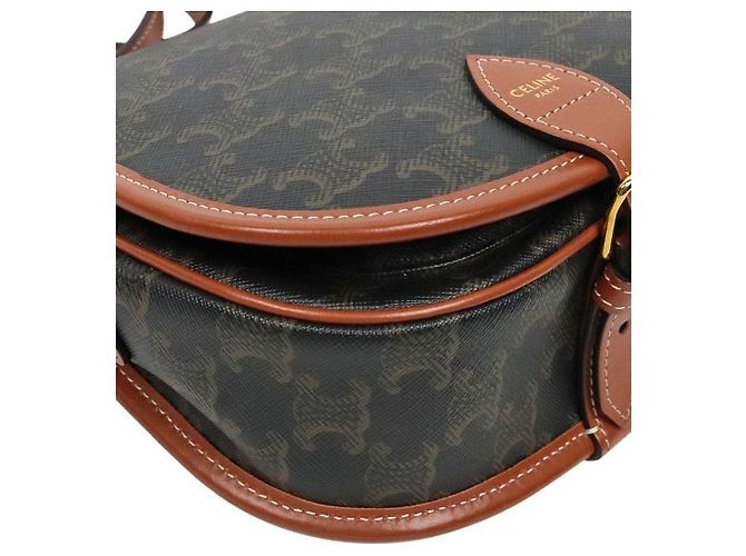 Céline Medium Triomphe Polka Schultertasche Mehrfarben - Ansicht 5