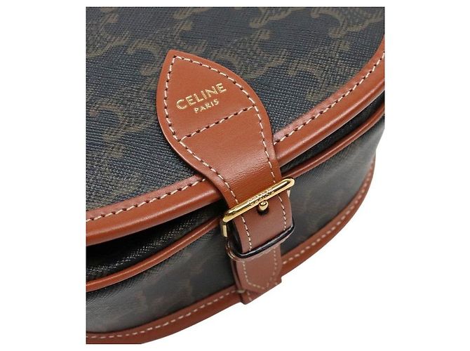 Céline Medium Triomphe Polka Schultertasche Mehrfarben - Ansicht 8
