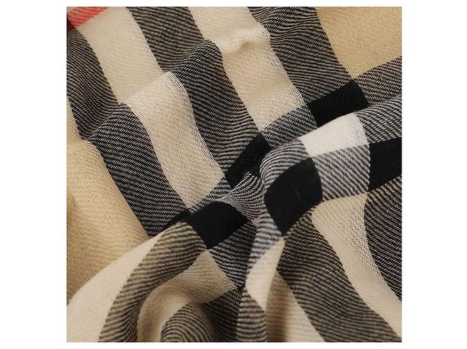 Burberry Sciarpa in lana a quadri Marrone - vista 6