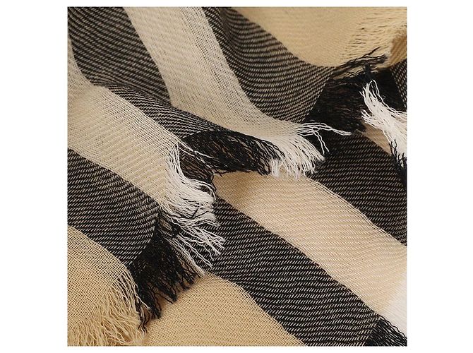 Burberry Sciarpa in lana a quadri Marrone - vista 7