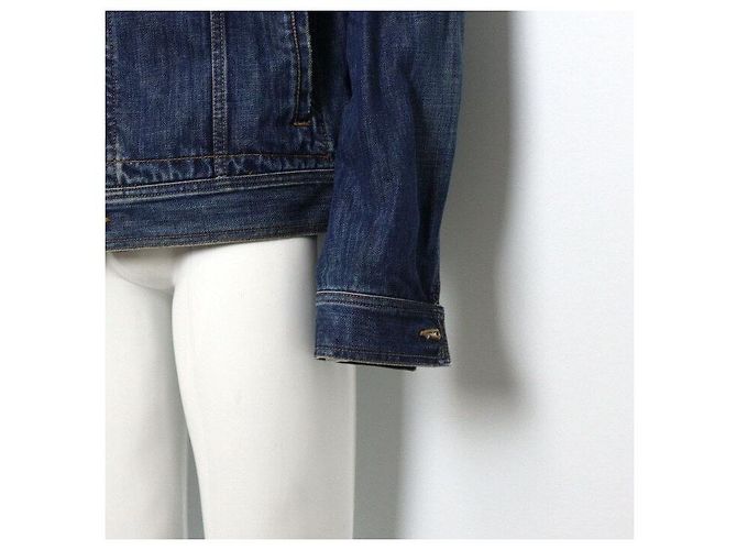 Dolce & Gabbana Giacca in denim di cotone blu da uomo - vista 3