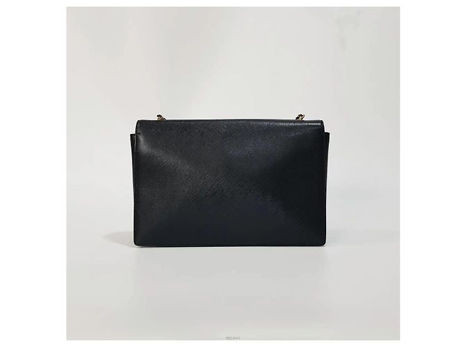 Salvatore Ferragamo Saffiano Vara Change Large Nero - vista 3