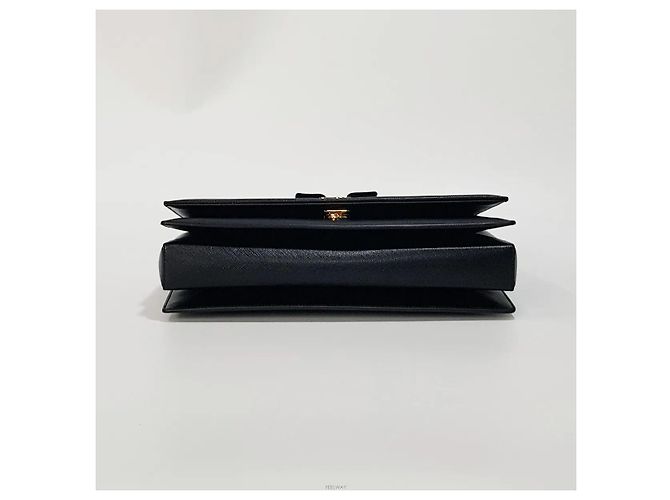 Salvatore Ferragamo Saffiano Vara Change Large Nero - vista 6