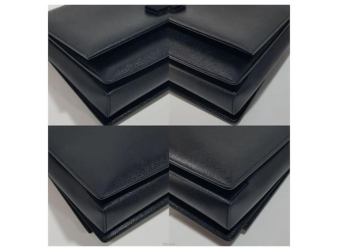 Salvatore Ferragamo Saffiano Vara Change Large Nero - vista 7