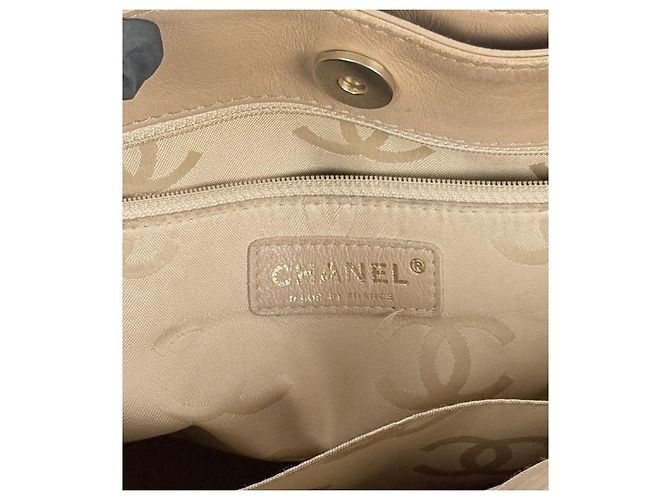 Chanel Borsa Tote Wildstitch Beige Marrone - vista 11