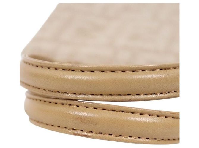 Fendi Mini mala tote Juka em lã bege Marrom - vista 6