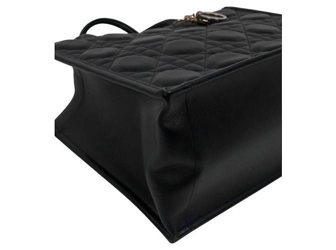 Dior Borsa Book Tote in pelle nera, dimensione Medium Nero - vista 5