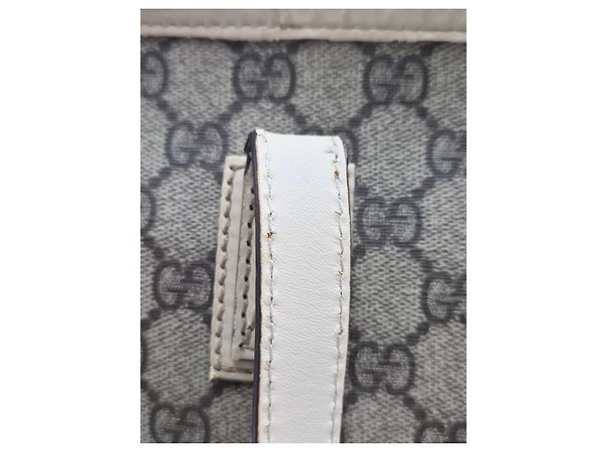 Borsa Shopper Gucci Bianca in Tela Bianco - vista 20