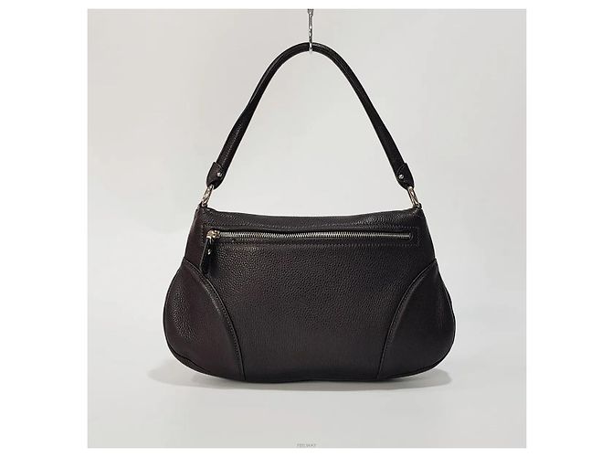 Salvatore Ferragamo Borsa a Tracolla Hobo Gancini Argento Nero - vista 3