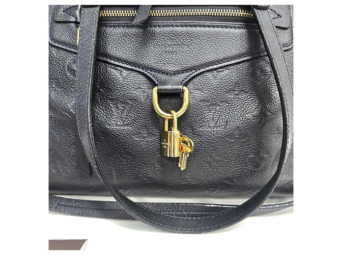 Louis Vuitton Borsa a tracolla Lumineuse PM in Monogram Empreinte nero - vista 12