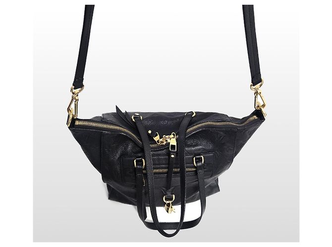 Louis Vuitton Borsa a tracolla Lumineuse PM in Monogram Empreinte nero - vista 16