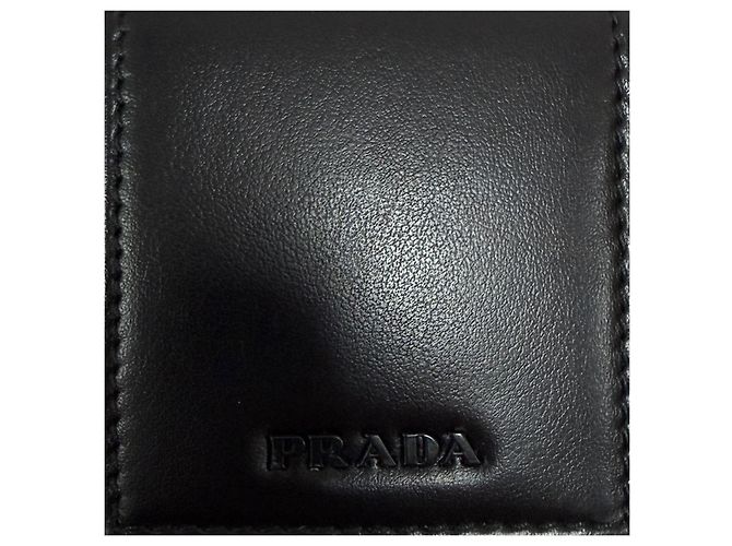 Prada Borsa Tote Saffiano Monochrome Borsa a Tracolla Nera Nero - vista 11