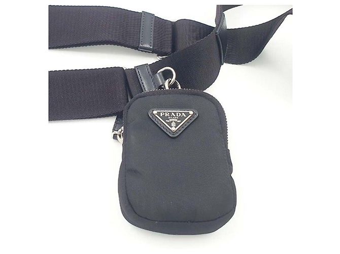 Prada Borsa a tracolla in Re-Nylon Nero - vista 8
