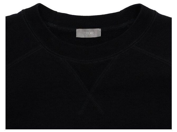 Dior Baumwoll-Sweater T-Shirt mit Rundhalsausschnitt für Herren Schwarz - Ansicht 5