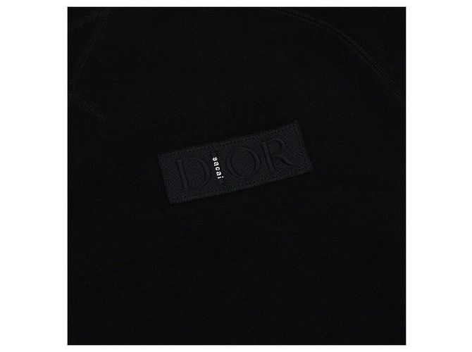 Dior Baumwoll-Sweater T-Shirt mit Rundhalsausschnitt für Herren Schwarz - Ansicht 7